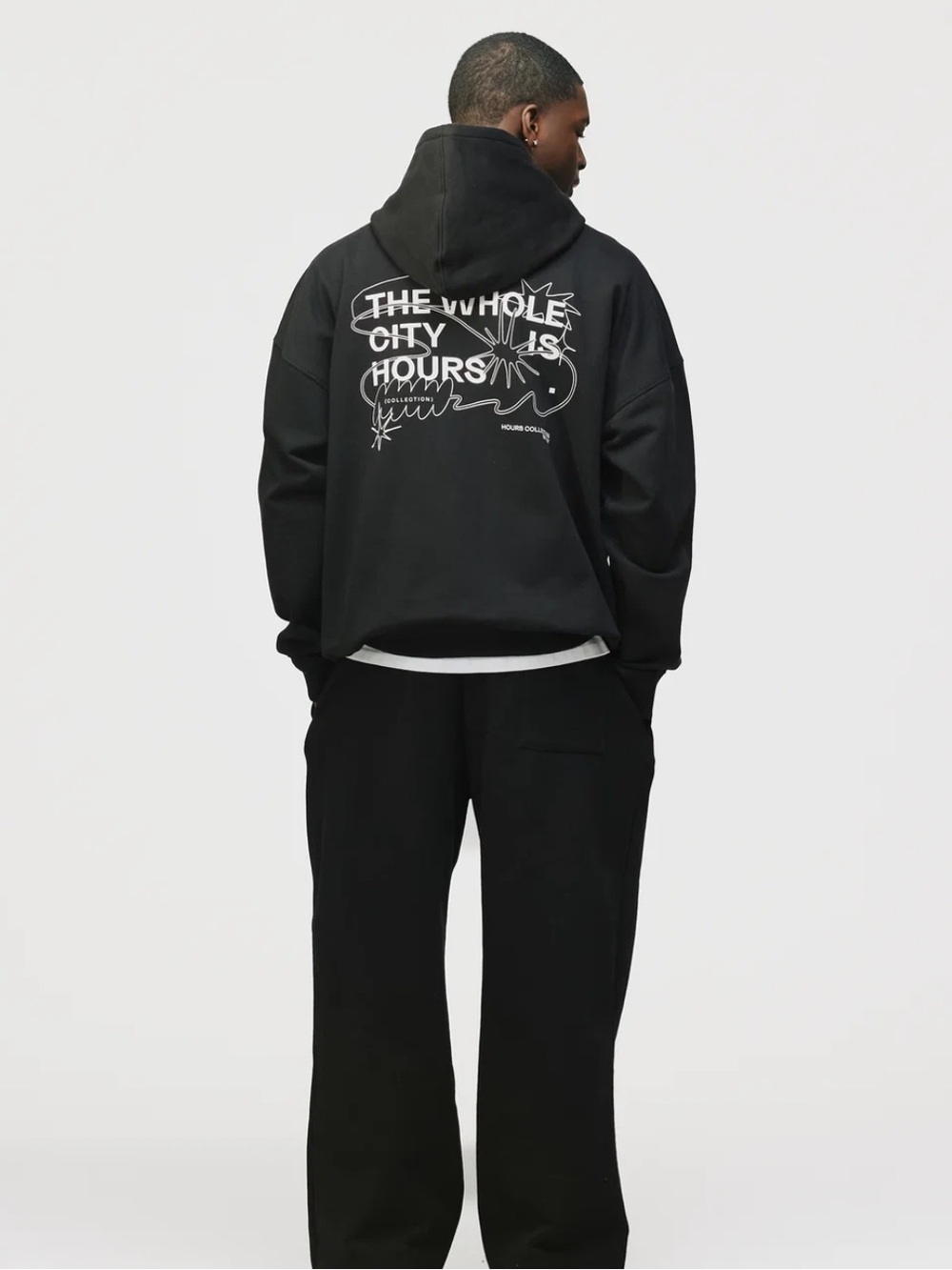 The Whole City is Hours Graphic Hoodie